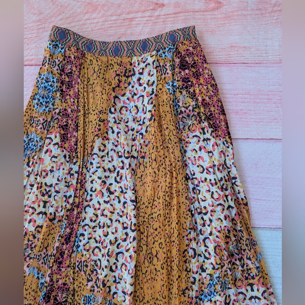 Anthro Bhanuni By Jyoti Panthera Animal Print Maxi Skirt 8 - Picture 7 of 11